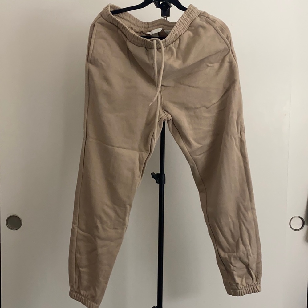 Tan jogger pants
